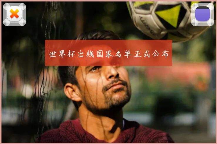 世界杯出线国家名单正式公布