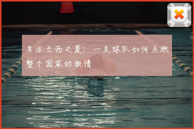 年法兰西之夏:一支球队如何点燃整个国家的激情