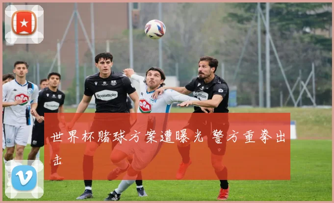 世界杯赌球方案遭曝光 警方重拳出击